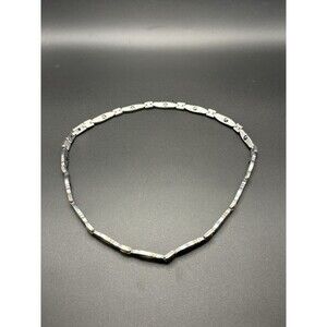 Magnetic Therapy Necklace 16” Silver Gold Tone Link Chain Health Jewelry